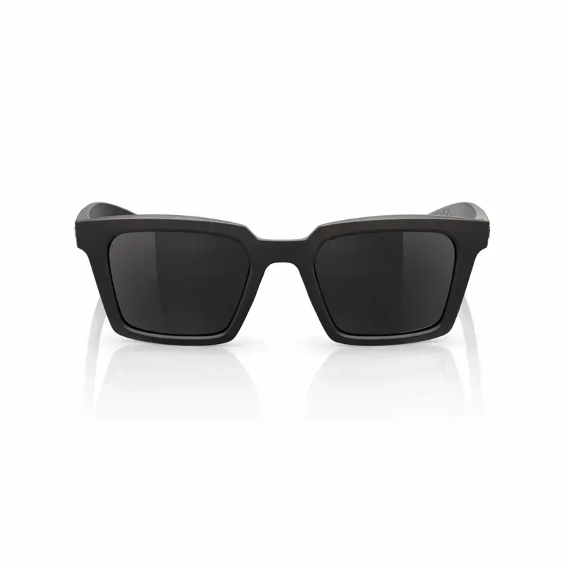 100% Erba Glasses In Soft Tact Black/Smoke Lens-1