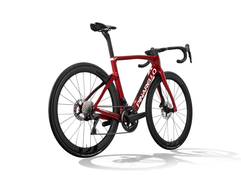 Pinarello F7 Disc Ultegra Di2 Most Ultrafast Bike in D101 Razor Red-3