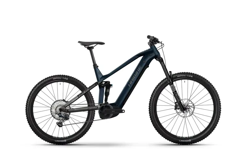 2025 Haibike Allmtn 6 eMountain Bike in Ocean Black/Grey