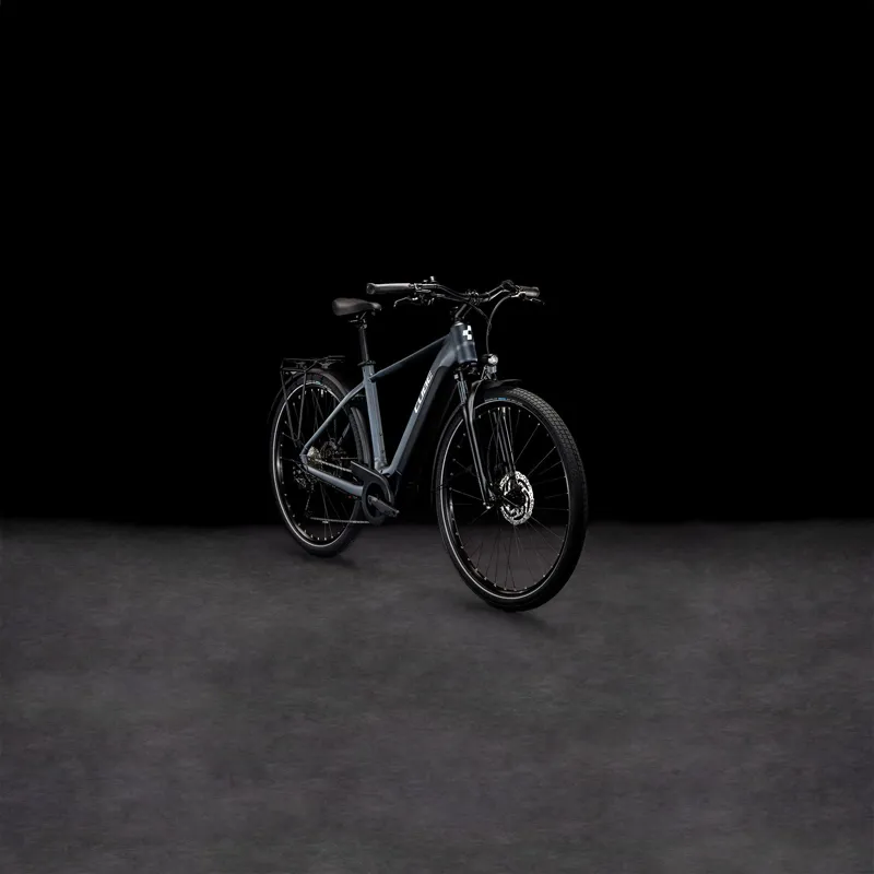 2023 Cube Touring Hybrid One 500 - Electric Bike - Grey/White-1