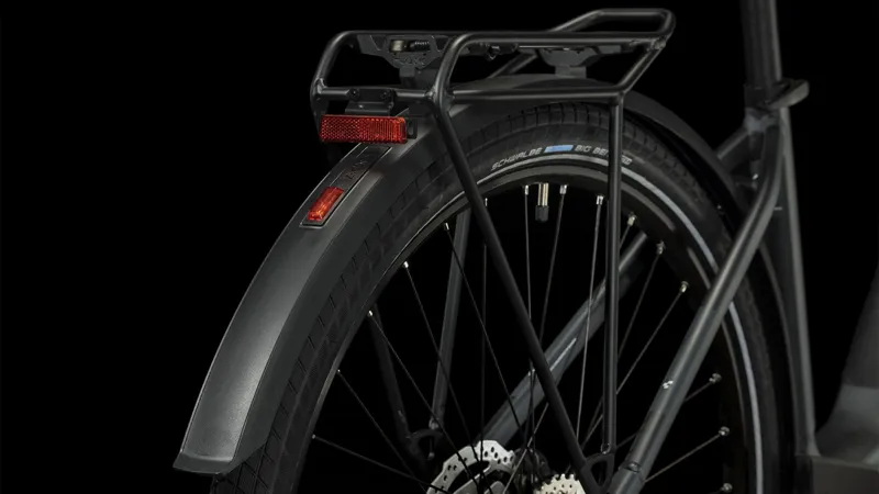 2024 Cube Touring Hybrid One 625 - Easy Entry Frame Electric Hybrid Bike - Grey / White-4