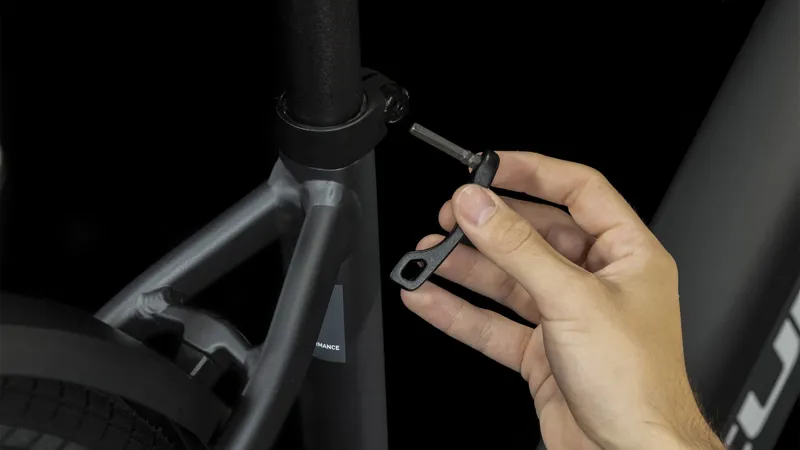 2024 Cube Touring Hybrid One 625 - Easy Entry Frame Electric Hybrid Bike - Grey / White-5