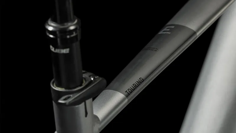 2024 Cube Touring Hybrid EXC 625 - Electric Hybrid Bike - Grey / Metal-2