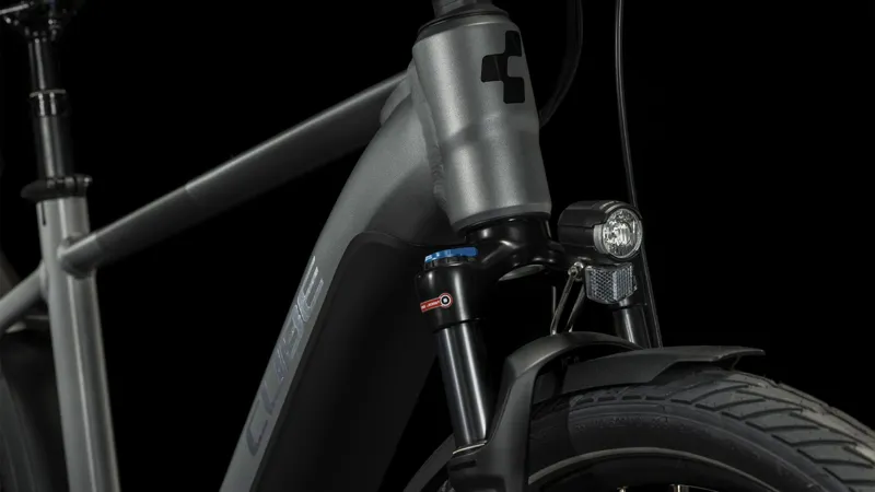 2024 Cube Touring Hybrid EXC 625 - Electric Hybrid Bike - Grey / Metal-5