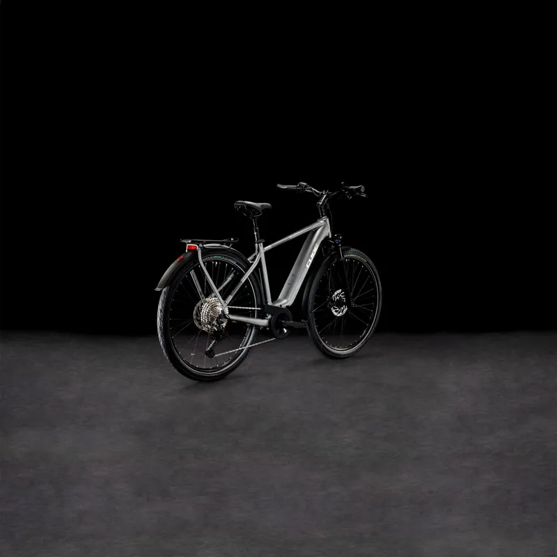 2024 Cube Touring Hybrid EXC 625 - Electric Hybrid Bike - Grey / Metal-1