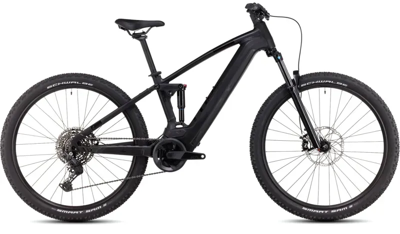 Cube Stereo Hybrid 120 One 625 Hybrid Bike In Black/Black