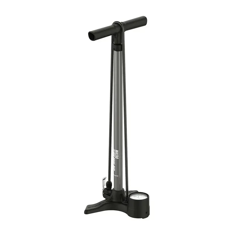 Lezyne Macro Floor Drive Dual Valve Pump in Grey
