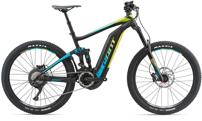 2018 GIANT FULL E+ 1 SX PRO, OFF-ROAD DISC ELECTRIC TRAIL BIKE, BLACK