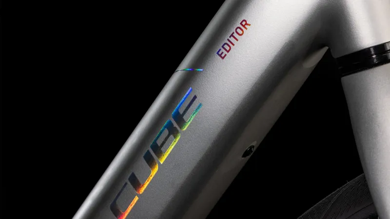 2025 Cube Editor Hybrid SLX 400X - Electric Hybrid Bike - Sleek Grey / Spectral-6