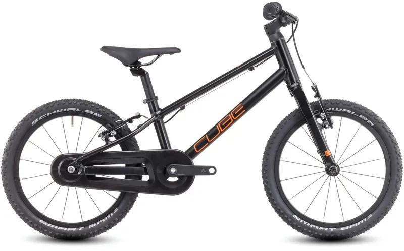 2025 Cube Numove 160 - 16inch wheel Kids Bike - Black / Orange