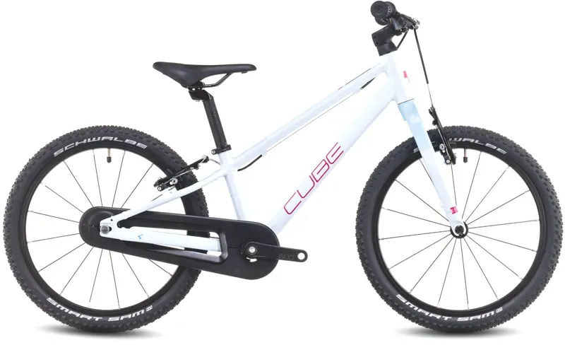2025 Cube Numove 180 - 18inch wheel kids bike - Flash White / Pink