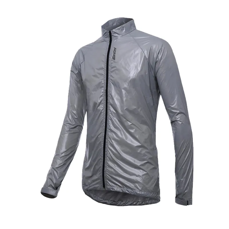 Santini 365 Marzo Windbreaker Jacket in Grey