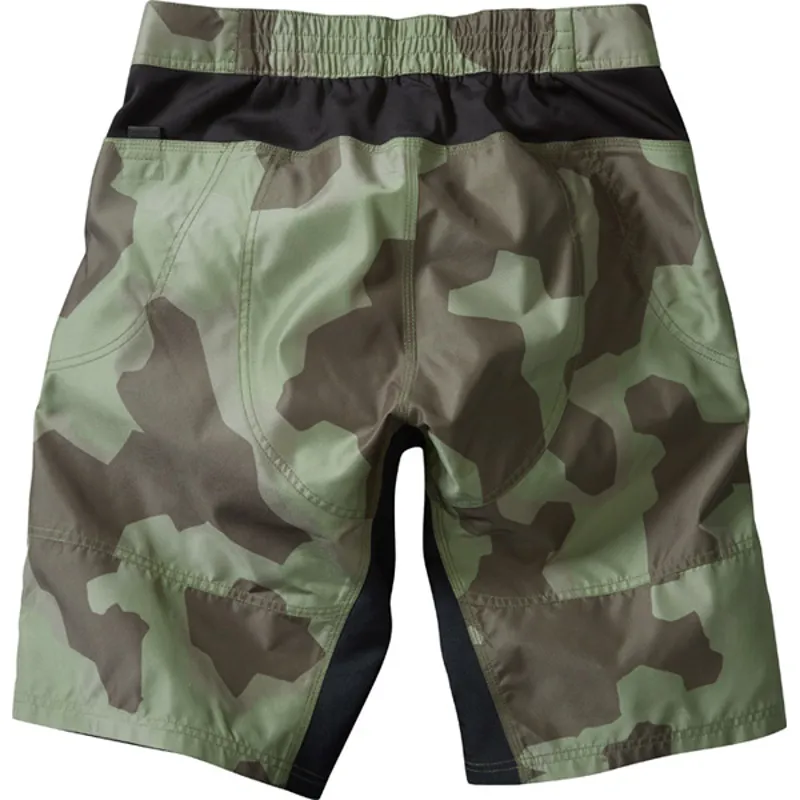 Madison Trail Camo Mens Shorts in Green-1