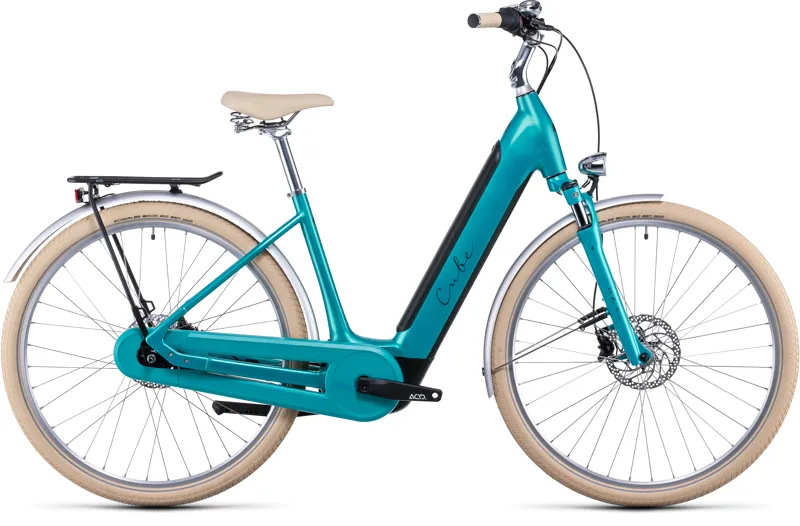2022 Cube Ella Cruise Hybrid 500 Womens eBike in Blue