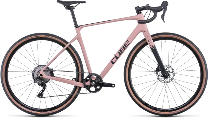 2022 Cube Nuroad WS c:62 Pro Womens Gravel Bike in Pink