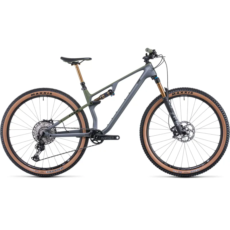 2024 Cube AMS One11 C:68X TM 29 - Mountain Bike - Flash Grey / Olive