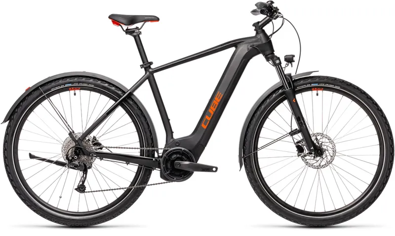 2021 Cube Nature Hybrid One 500 Allroad eBike in Black
