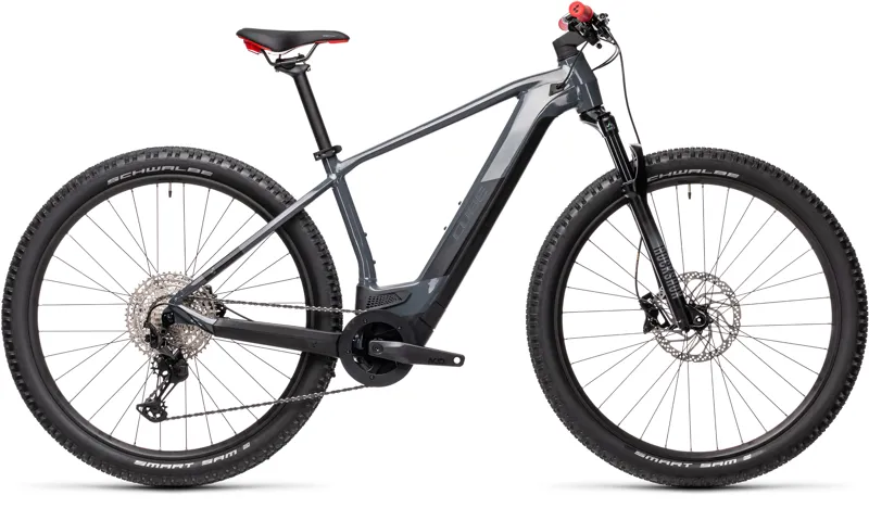 2021 Cube Reaction Hybrid Race 625 Electric Mountain Bike in Grey