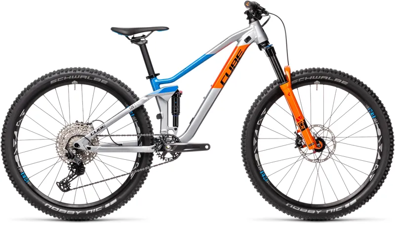 2021 Cube Stereo 120 Rookie Kids Bike in Silver