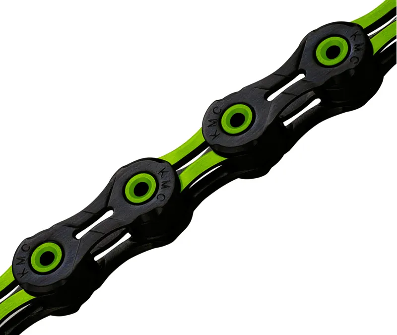 KMC DLC 10 116 Link 10-Speed Chain in Green
