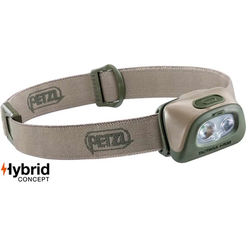 Petzl Tactikka +RGB 350 Lumen Head Torch in Brown