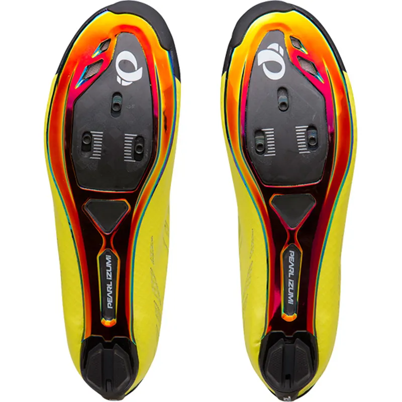 Pearl Izumi Pro Leader v4 Mens Shoes in Yellow-1