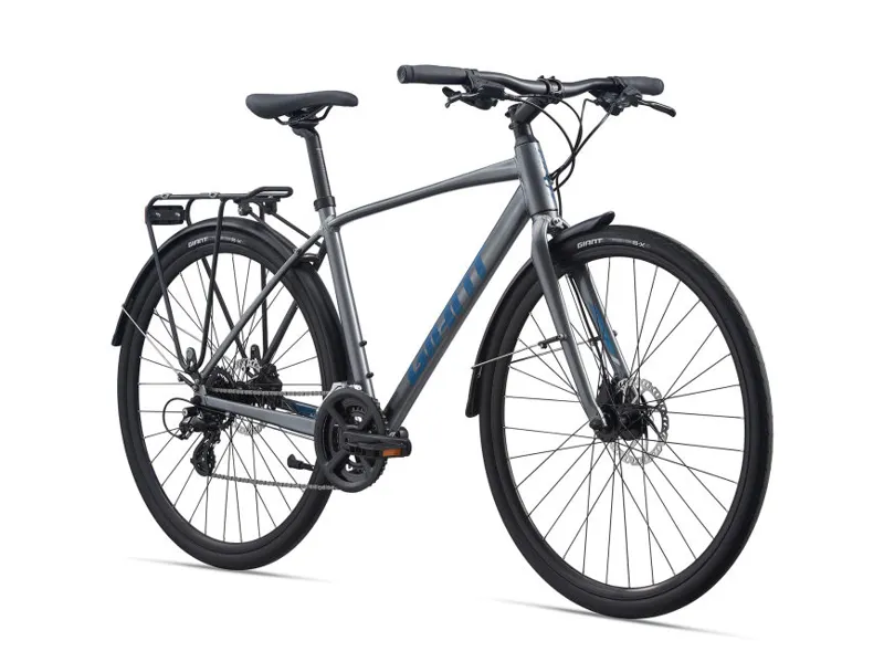 2021 Giant Escape 2 City Disc Hybrid Bike in Silver-8