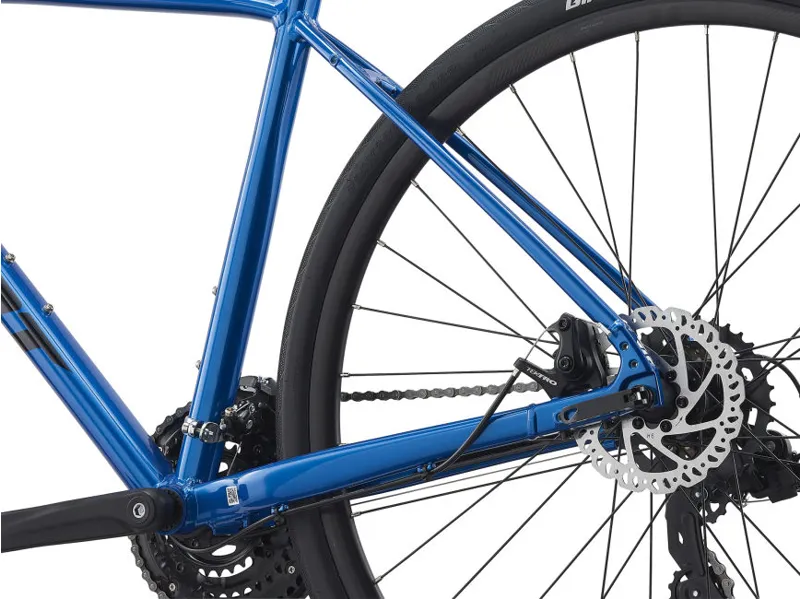 2021 Giant Escape 3 Disc Hybrid Bike in Blue -1