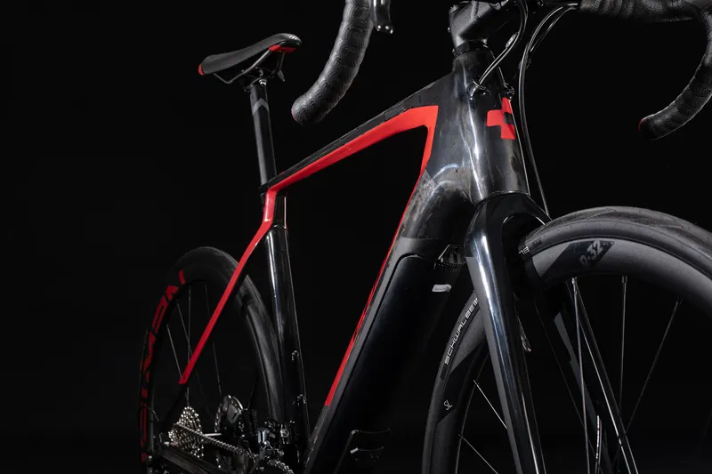 2020 Cube Agree Hybrid c:62 SL Carbon Electric Road Bike in Black-4