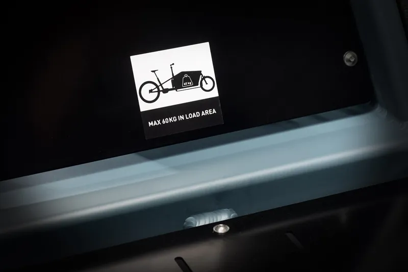 2021 Cube Cargo Hybrid Electric Cargo Bike in Grey-4