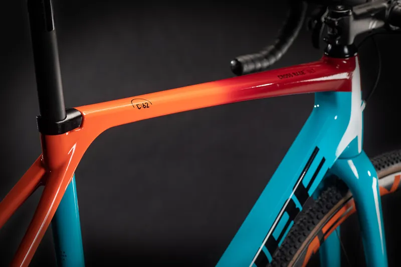 2021 Cube Cross Race C:62 SLT Road Bike in Blue-5