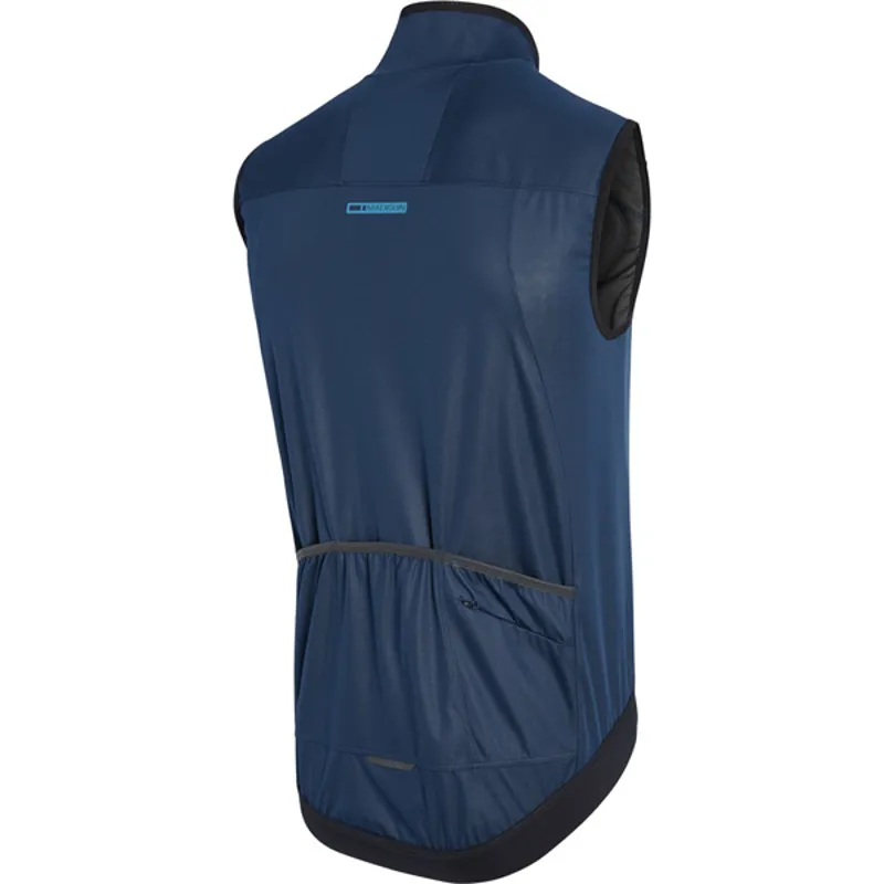 Madison RoadRace Windtech Mens Gilet in Blue-1
