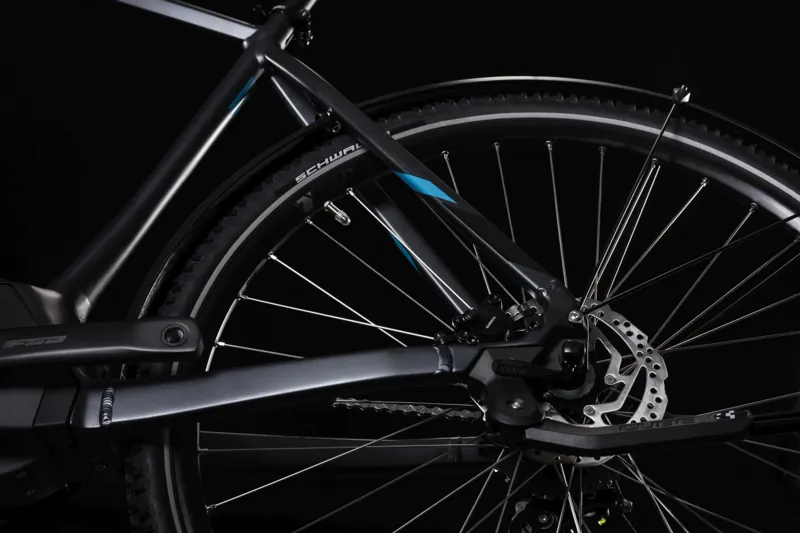 2019 Cube Cross Hybrid One 400 Allroad Electric Bike in Grey-4