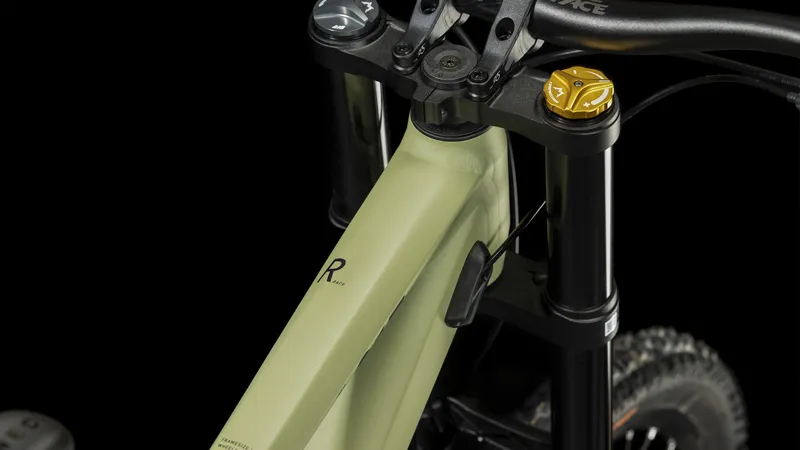 2023 Cube Two15 Race 27.5 - Downhill Bike - Light Olive / Black-1