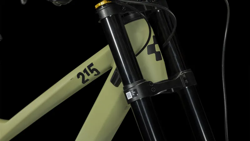 2023 Cube Two15 Race 27.5 - Downhill Bike - Light Olive / Black-2