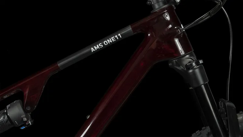 2024 Cube AMS One11 C:68x Pro 29 - Mountain Bike - Liquid Red and Carbon-3