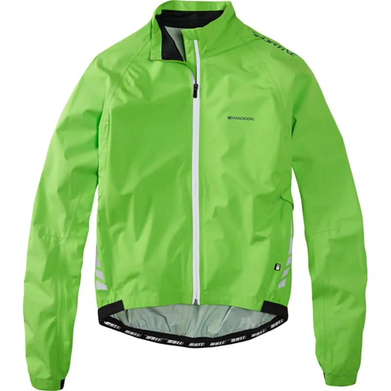 Madison Sportive Hi-Viz Mens Jacket in Green