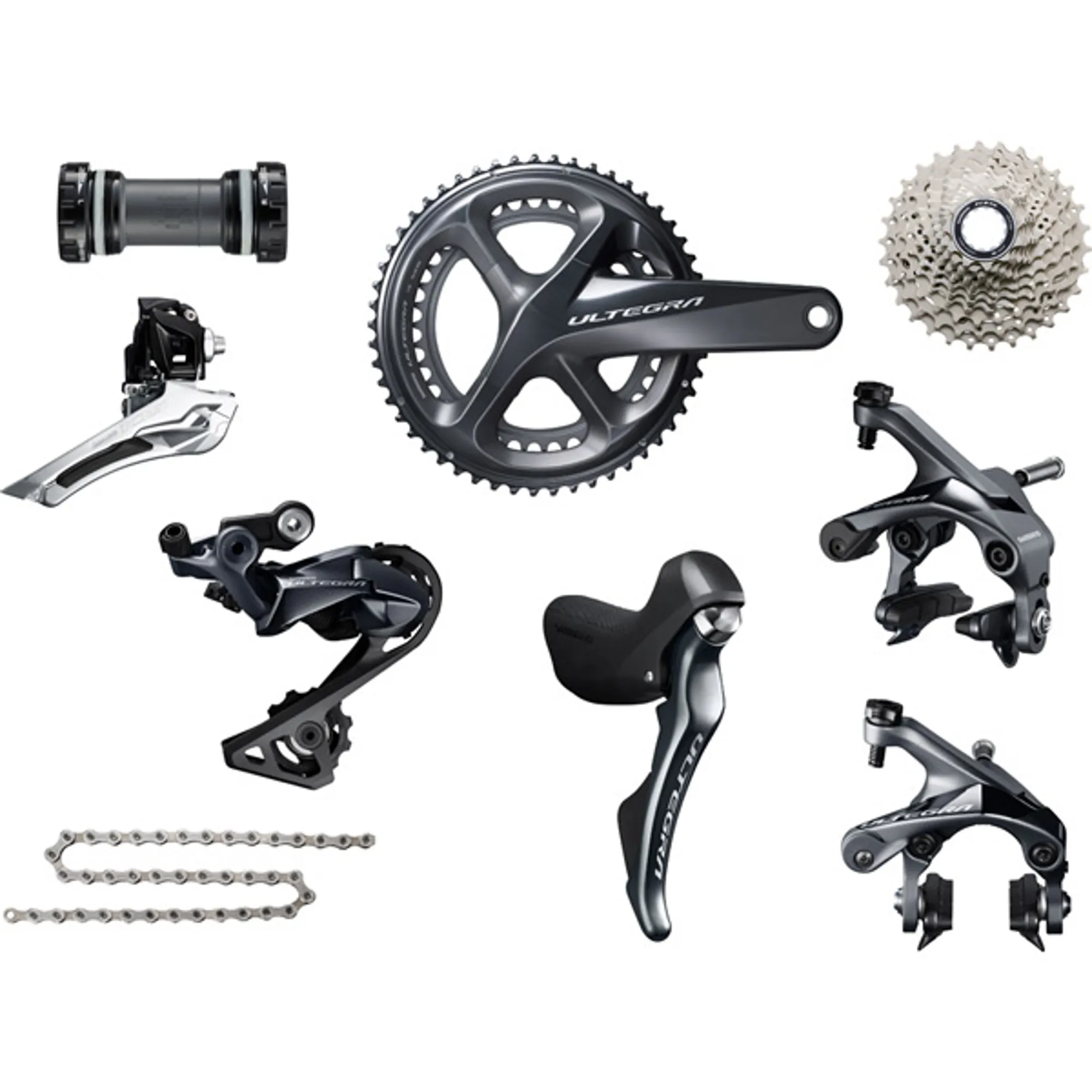 Shimano 105/Ultegra Mix Rim Brake Groupset - Main Image
