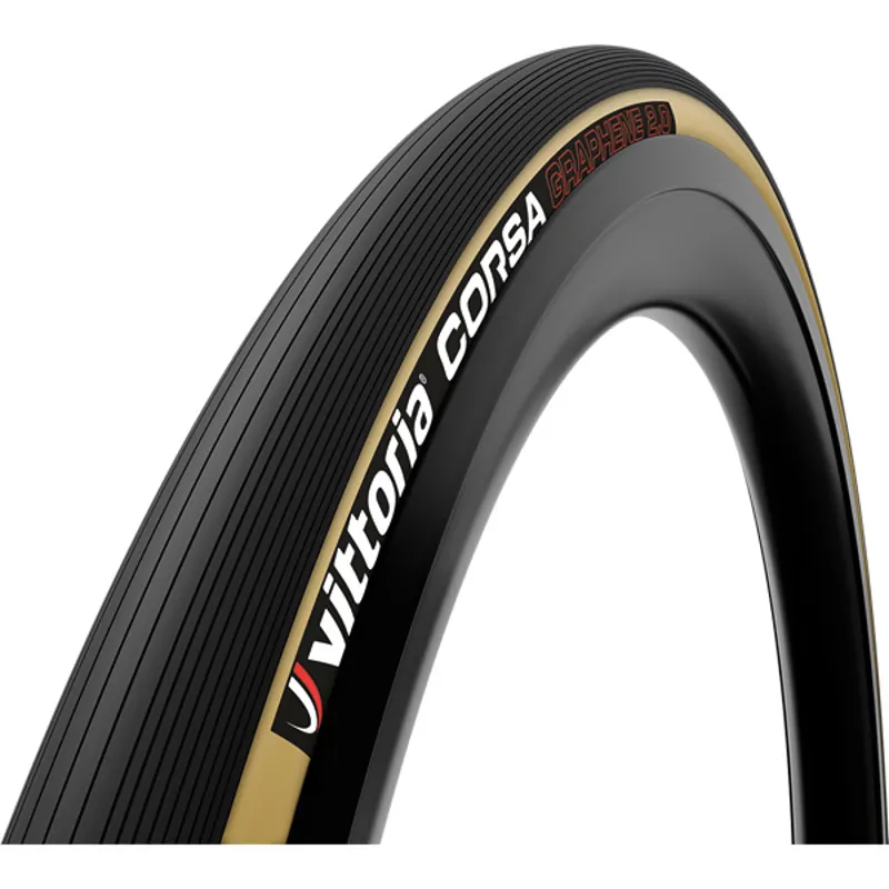 Vittoria Corsa Tyre - Folding - Tan / Black