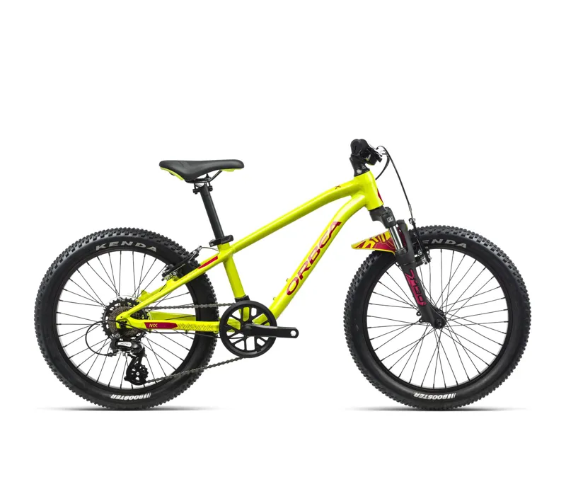Orbea Mx 20 Xc Kids Bike in Lime Green/Watermelon Red