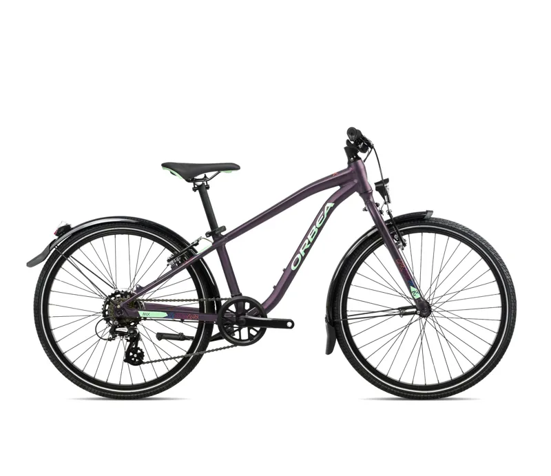 Orbea Mx 24 Park Youth Bike in Purple/Mint 