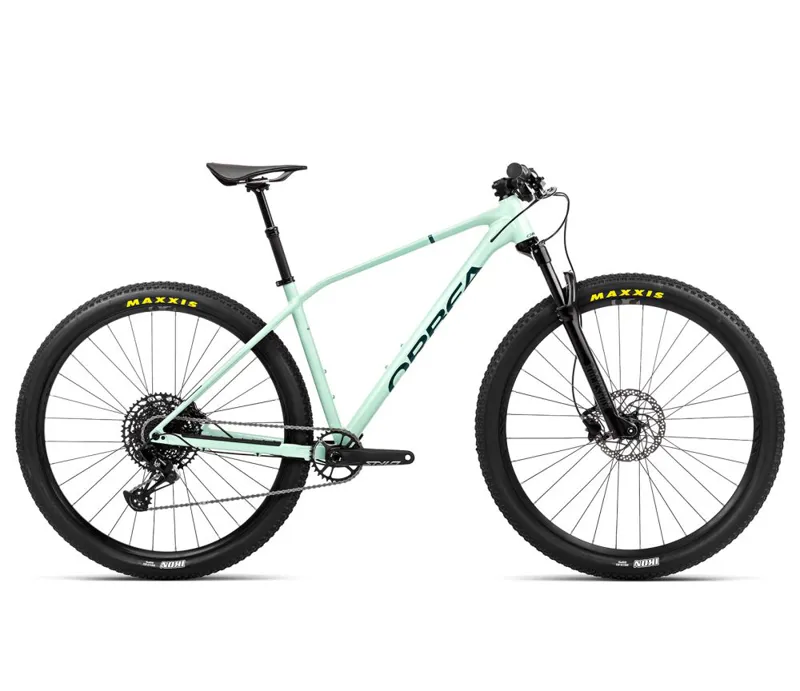 Orbea Alma H10-Eagle Hardtail Mountain Bike in Ice Green/Blue