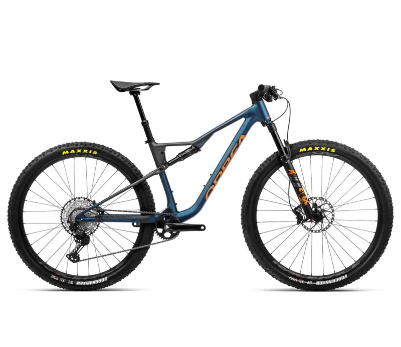 Orbea Oiz H10 Mountain Bike In Moondust Blue/Leo Orange