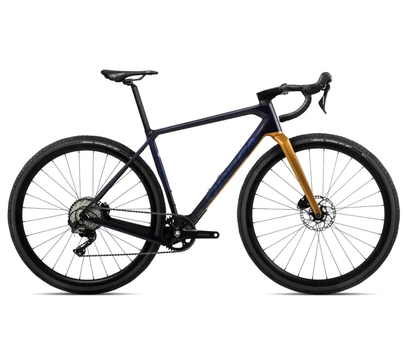 Orbea Terra M30Team 1x Gravel Bike In Blue Carbon/Leo Orange
