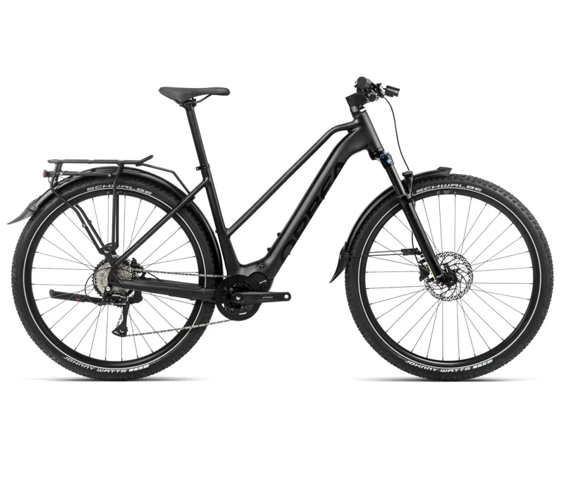 2024 Orbea Kemen Mid Suv 40 Trekking Bike in Metallic Night Black