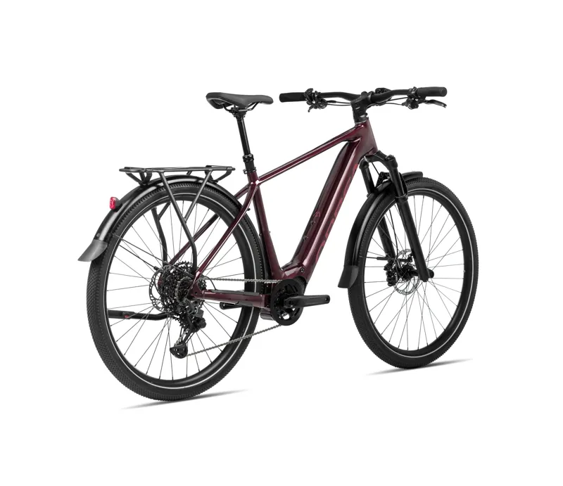 Orbea Kemen 40 Trekking Bike in Metallic Burgundy Red-2