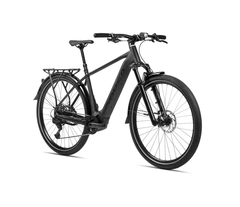 2024 Orbea Kemen 40 Trekking Bike in Metallic Night Black-1