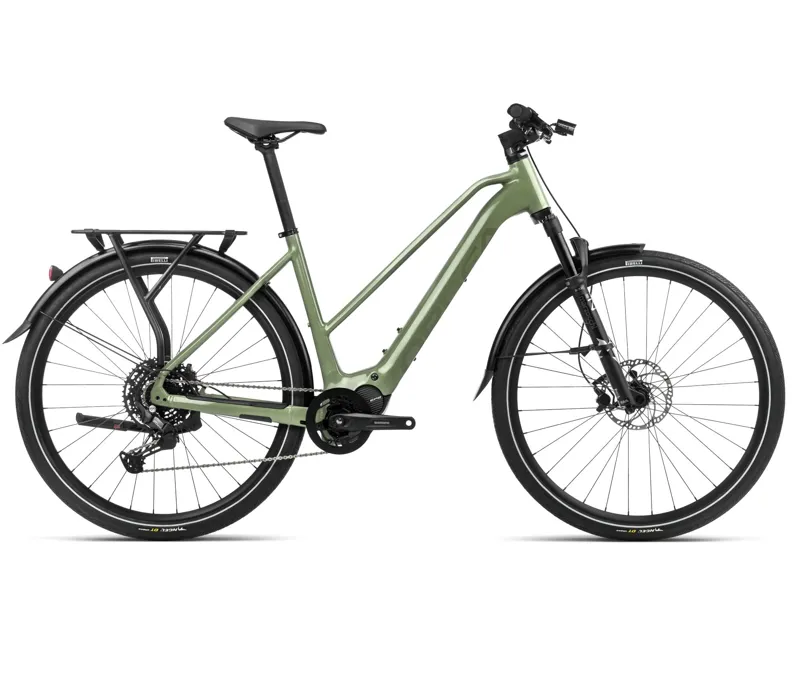 2024 Orbea Kemen Mid 30 Trekking Bike in Urban Green