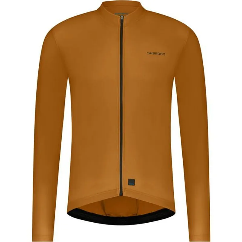 SHIMANO Men's Element LS Jersey Bronze