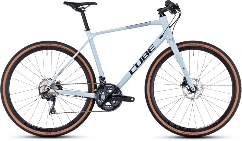 2023 Cube Nulane SLX Gravel Bike in Sky Grey/Black